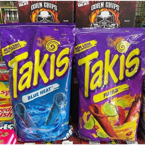 Takis FUEGO BLUE HEAT Hot Chili Pepper Lime Tortilla Chips ขนม usa Lazada co th