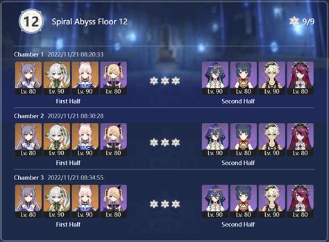 Version 3 2 Spiral Abyss Keqing And Layla Teams Floor 12 9 Stars Genshin Impact Hoyolab