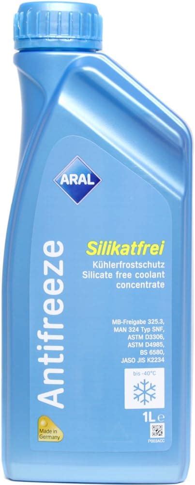 ARAL Antifreeze Silikatfrei Kühlerfrostschutz Konzentrat 1l Amazon de