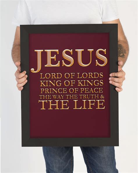 Jesus PNG, Bible Verses, Christian PNG, Christ, King of Kings, Lord of Lords, Prince of Peace ...