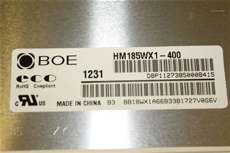 Boe Hydis HM185WX1 400 18 5 Matte LCD Screen