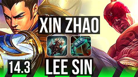 Xin Zhao Vs Lee Sin Jng Rank Xin Br Challenger