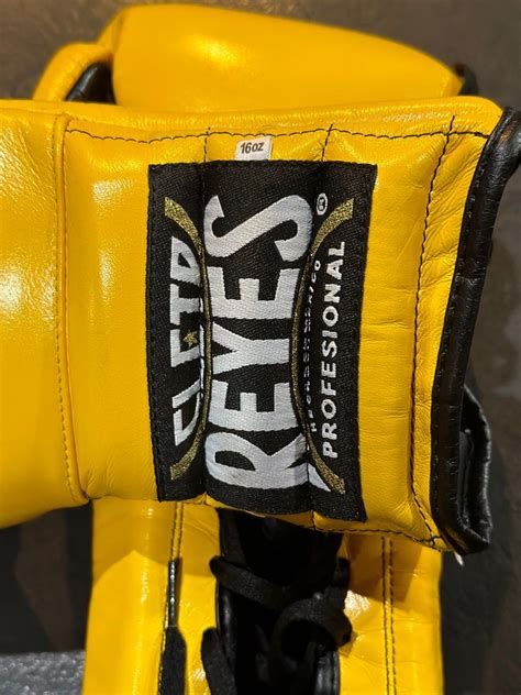 Cleto Reyes Traditional Training Boxing Gloves 16oz Yellow On Carousell