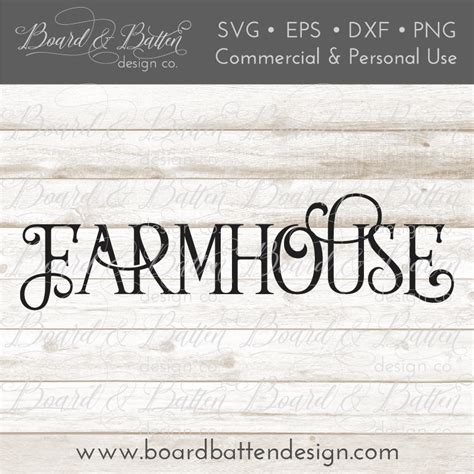 Vintage Farmhouse Svg File Board And Batten Design Co