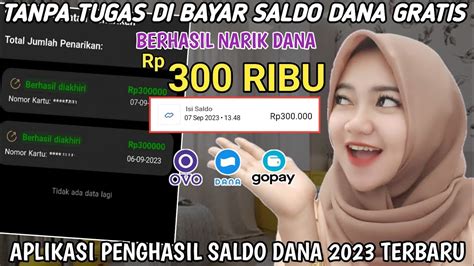 Baru Rilis Di Bayar Saldo Dana Apk Penghasil Saldo Dana