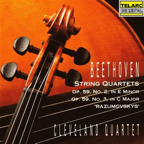 Beethoven Beethoven String Quartet No In C Major Op No