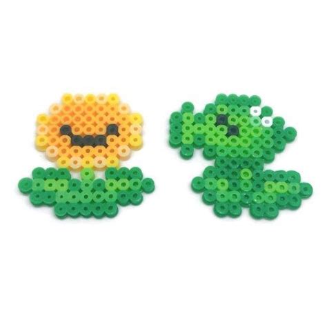 DIY Hama Artkal Perler Beads Plant VS Zombie Peashooter Sunflower