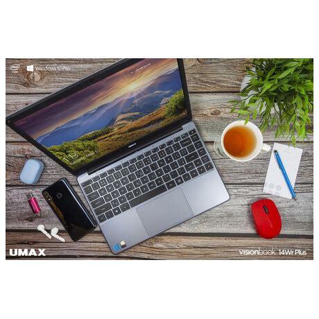 Notebook UMAX VisionBook 14Wr Plus šedý UMM230142 OnlineShop cz