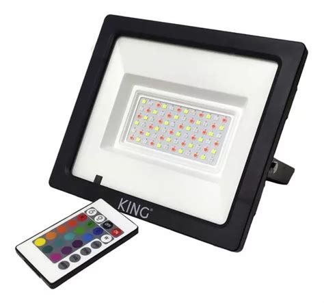 Reflector Led Rgb Exterior W Control Remoto Apto Exterior Color De La