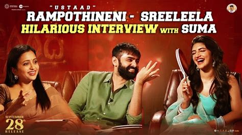 Anchor Suma FULL FUN Interview With Sreeleela Ram Skanda Telugu