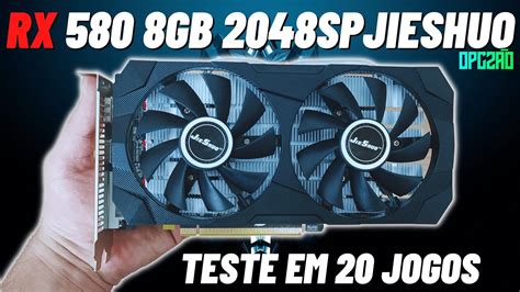 Chegou Rx Gb Sp Jieshuo Unboxing E Testes Em Jogos Ser