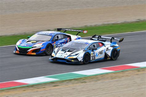 Mugello Circuit Italy October Lamborghini Huracan St Evo