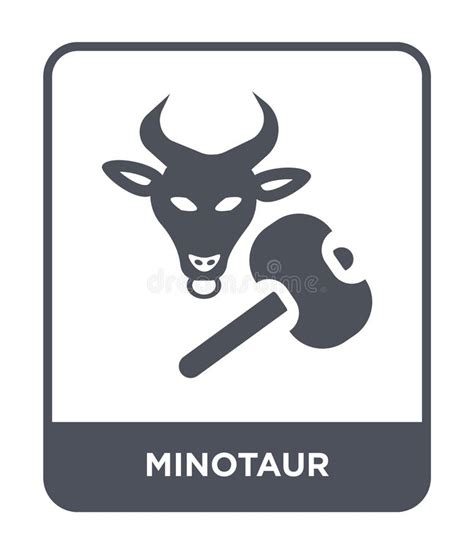 Silhouette Of Minotaur Stock Vector Illustration Of Half