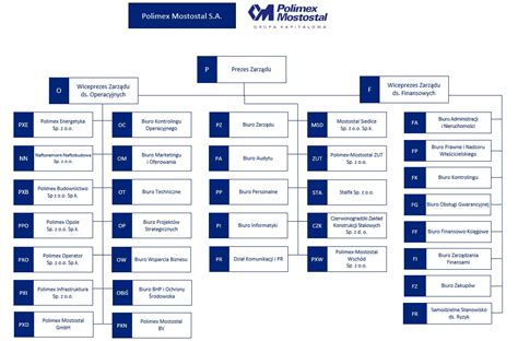 Struktura Organizacyjna Polimex Mostostal Polimex Mostostal S A