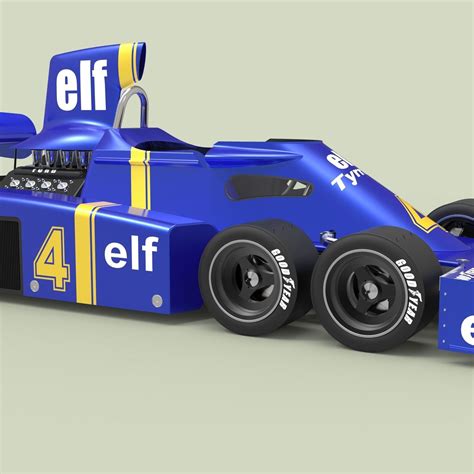 The Tyrrell P34 (six-wheeler) | CGTrader