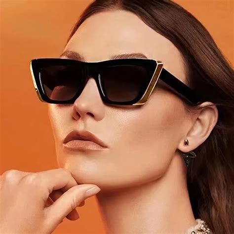 Dl Glasses Retro Fashion Sunglasses Personality 2023 Women Sahdes Brand