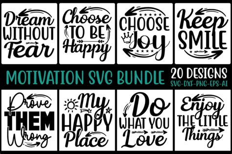 Motivation Svg Bundleinspirational Quotes Svg Bundle Inspirational