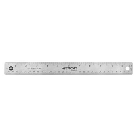 Amazon Westcott Stainless Steel Office Ruler With Non Slip Cork