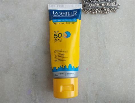 la shield pollution protect mineral sunscreen gel spf  pa review