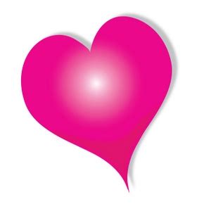 little pink heart clipart - Clipground