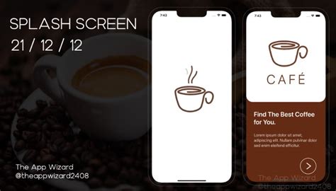 Coffee App Splash Screen Made With SwiftUI