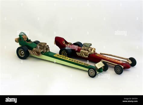 Toy Dragster Cars Stock Photo - Alamy