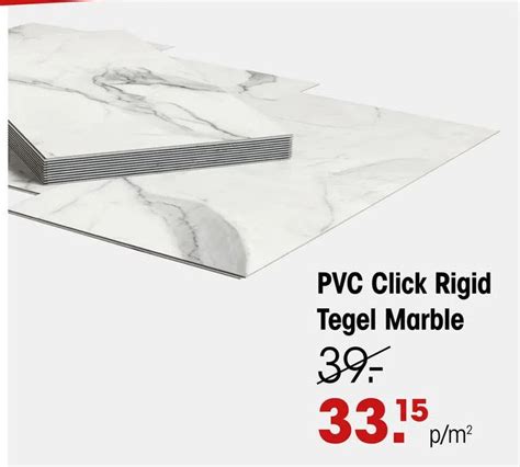 Pvc Click Rigid Tegel Marble Aanbieding Bij Kwantum