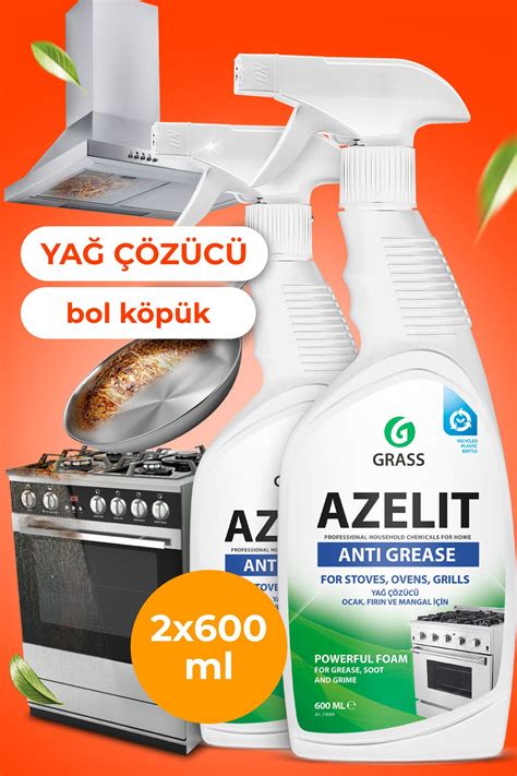 GRASS Azelit Yağ Çözücü Sprey 600 ml 2 Adet Fiyatı Yorumları Trendyol