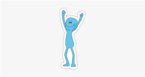 Rick And Morty Mr Meeseeks - Rick And Morty Meeseeks Stickers ...