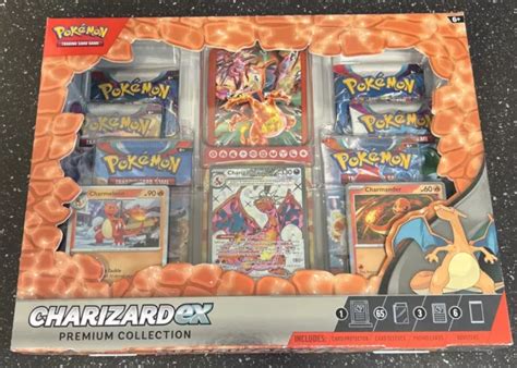 Charizard Ex Premium Colecci N Caja Cartas Pok Mon Paquetes De