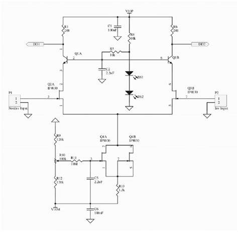 Differential Junction Field Effect Transistor Jfet Input Stage Of The