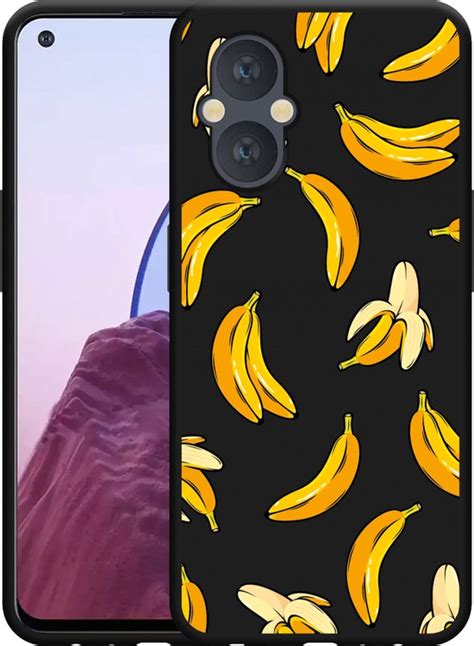 Oneplus Nord N Hoesje Zwart Banana Designed By Cazy Bol