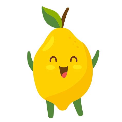 Lemon Cartoon Character 14526871 Vector Art at Vecteezy