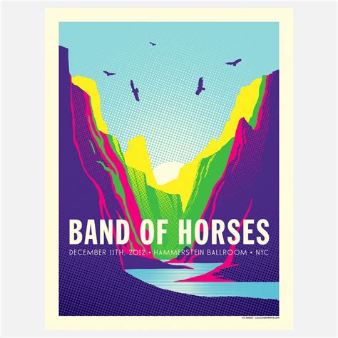 Band Of Horses Band Of Horses Gig Posters Band Posters