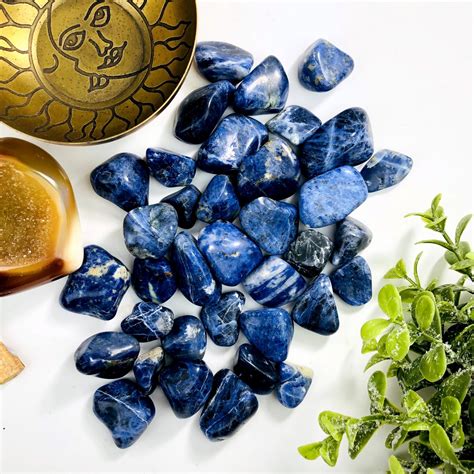 Blue Sodalite Tumbled Gemstones - Leo's Gemonade Stand