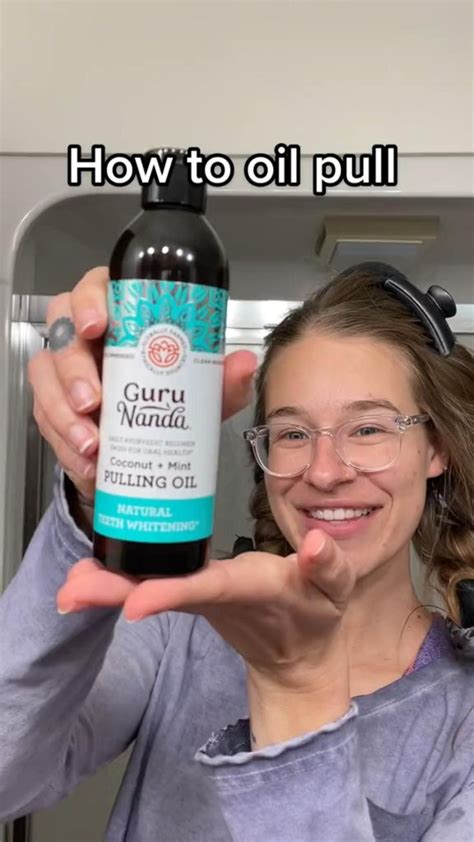 GuruNanda Coconut Oil Pulling With 7 Essential Oils And Vitamin D3 E