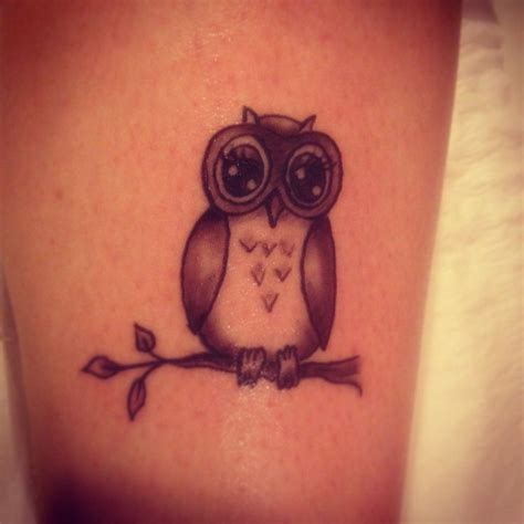 Cute Owl Tattoo Tattoo Portfolio Owl Tattoo Print Tattoos