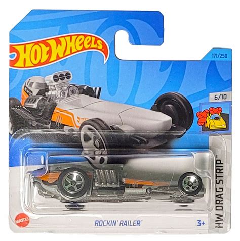 Машинка Хот Вилс 1 64 Rockin Railer коллекция HW Drag Strip Hot Wheels