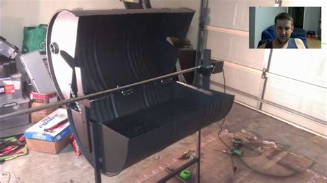 Chingy Lees Awesome Homemade Gas Powered Spit Rotisserie Of