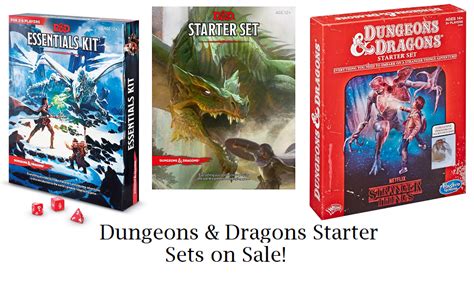 Dungeons & Dragons Starter Kits On Sale (including Stranger Things!)