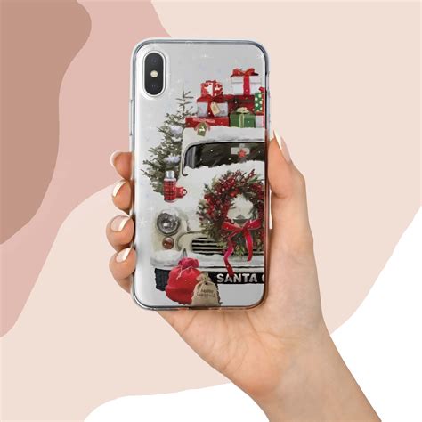 Merry Christmas Iphone Case Iphone Pro Pro Max Case Etsy