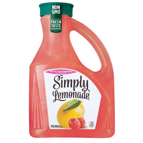 Simply Lemonade With Raspberry Juice Drink Fl Oz Kroger