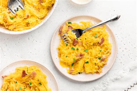 Spaghetti Squash Carbonara Recipe