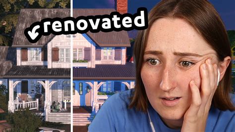 I Renovated An Abandoned Farmhouse In The Sims YouTube