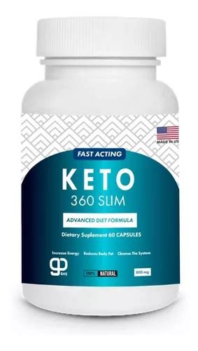 Keto 360 Slim 60 Caps 100 Natural Sfn Envío gratis