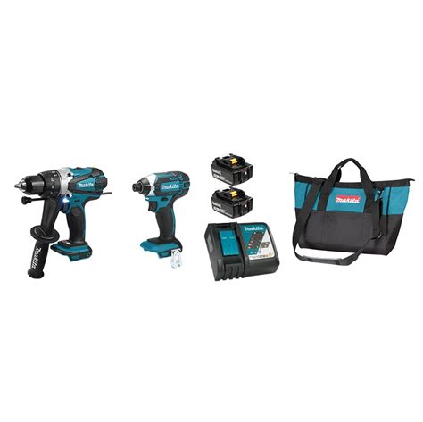 Makita 18V LXT Cordless 2 Tool Combo Kit (5.0 Ah x2) – HNT Tools