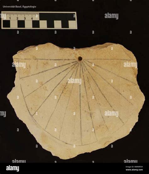 . English: World's oldest Sundial, from Egypt's Valley of the Kings (c ...