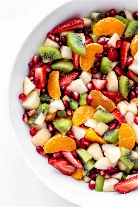 Easy Christmas Fruit Salad Haute And Healthy Living