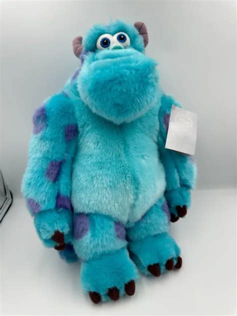 SULLY MONSTERS INC Disney Store Pixar 16 Plush Soft Toy Blue Brand