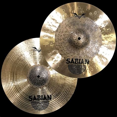 Sabian Prototype HHX HH Hi Hat Cymbals 14 882 1026 Grams Reverb